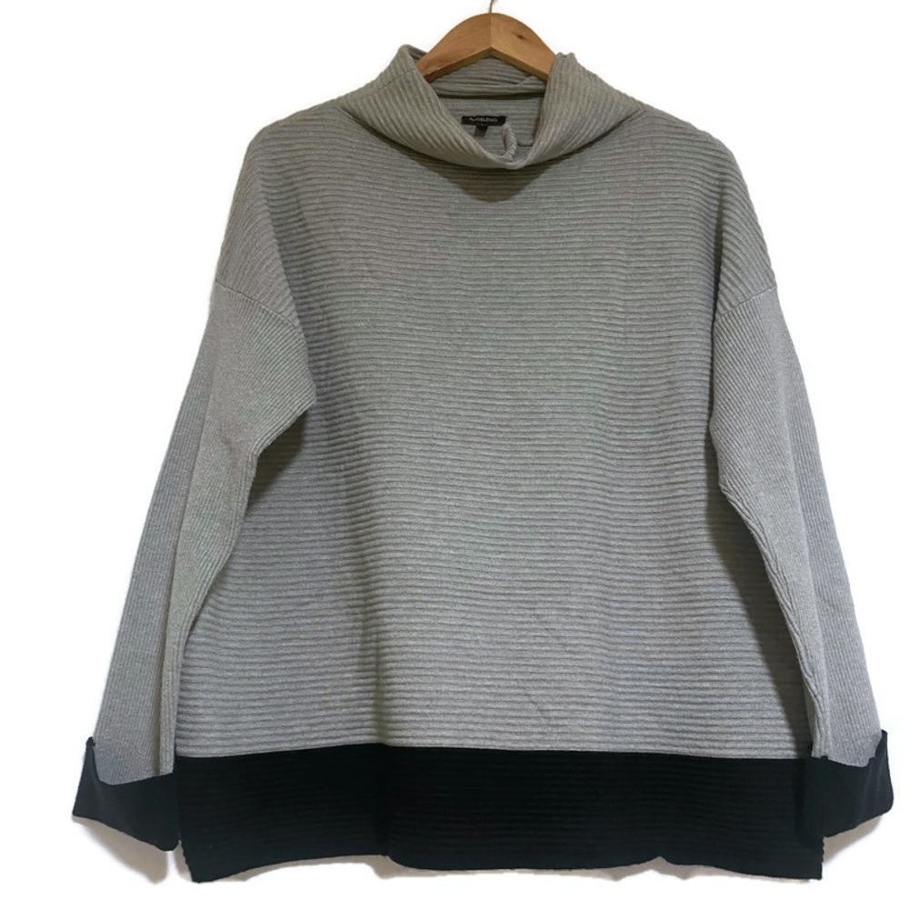 ANGELENO COWL NECK LONG SLEEVE PULLOVER SWEATER